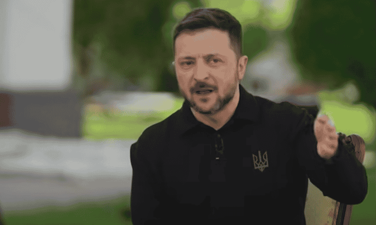 Volodymyr Zelenskyy. background