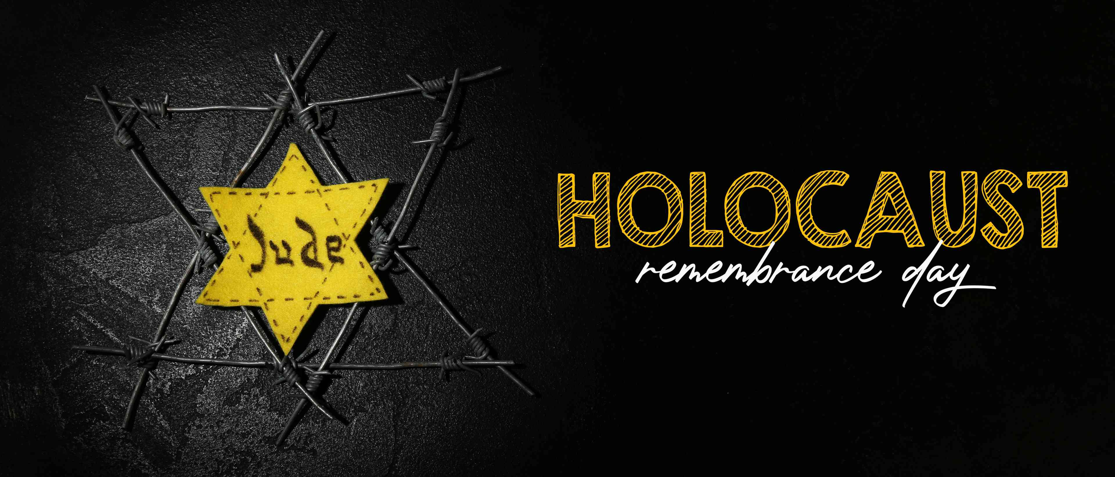 Banner for International Holocaust Remembrance Day background