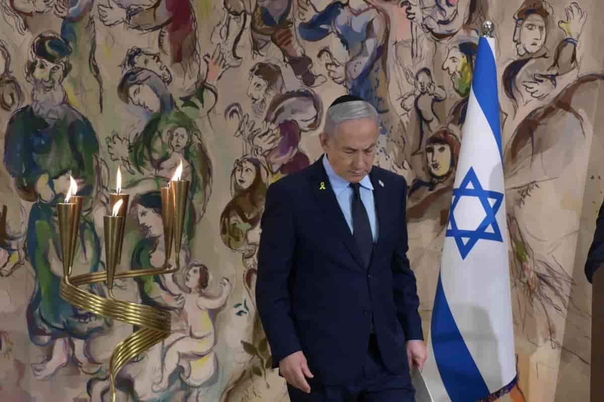 Benjamin Netanyahu, 24 April 2025 background