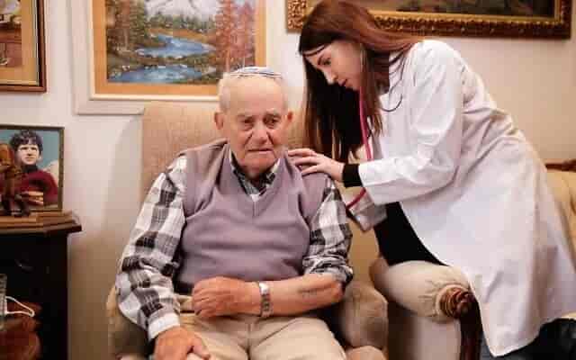Doctors treating Holocaust survivors background