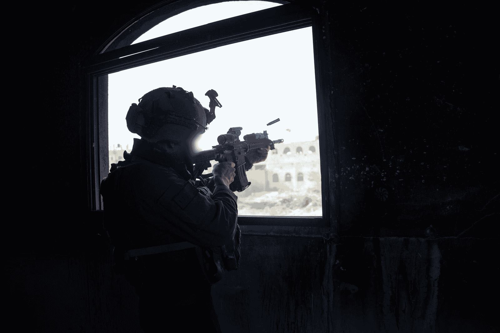 IDF operating in Rafah background