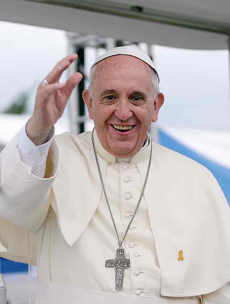Pope Francis. background