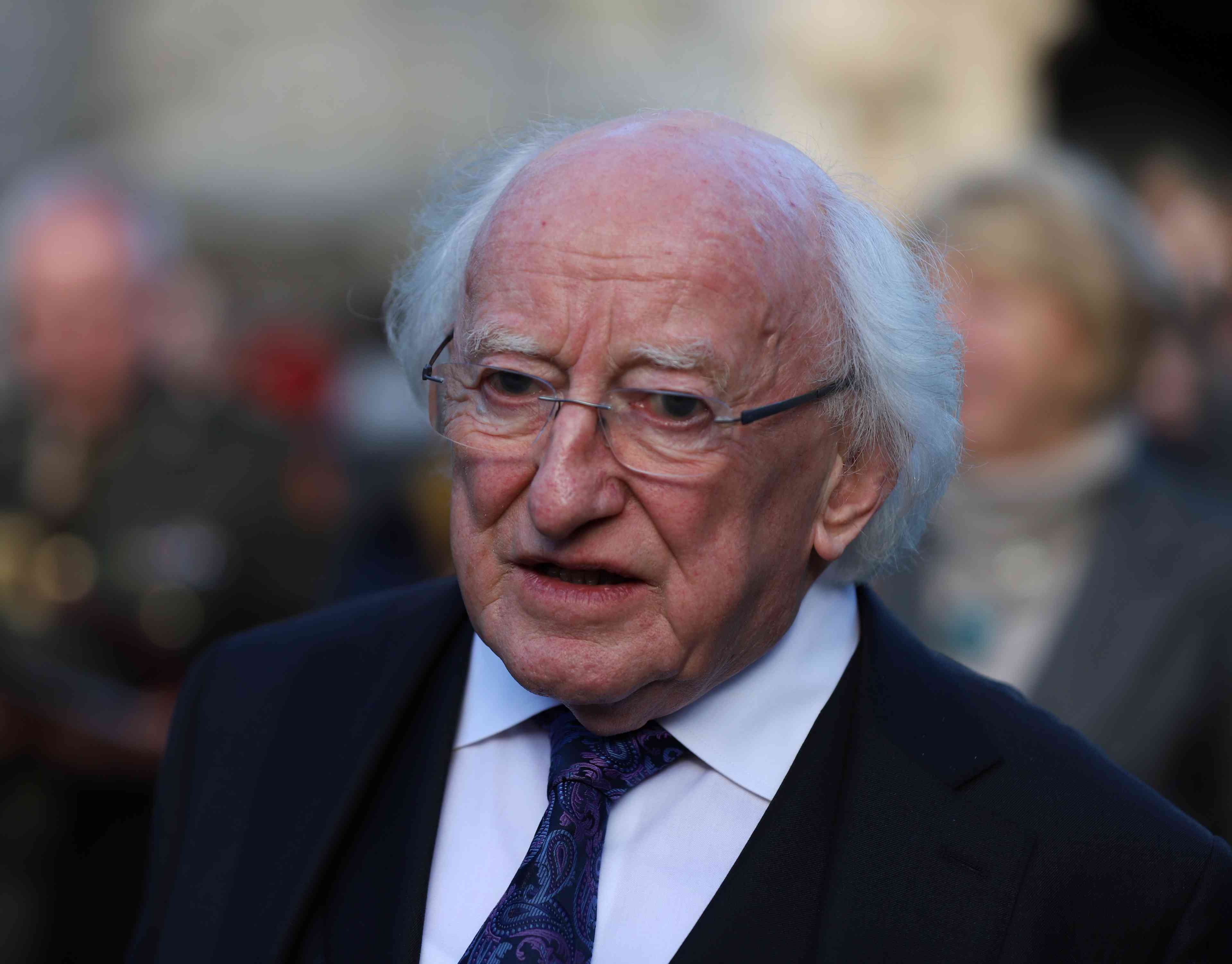 Irish President Michael D. Higgins background