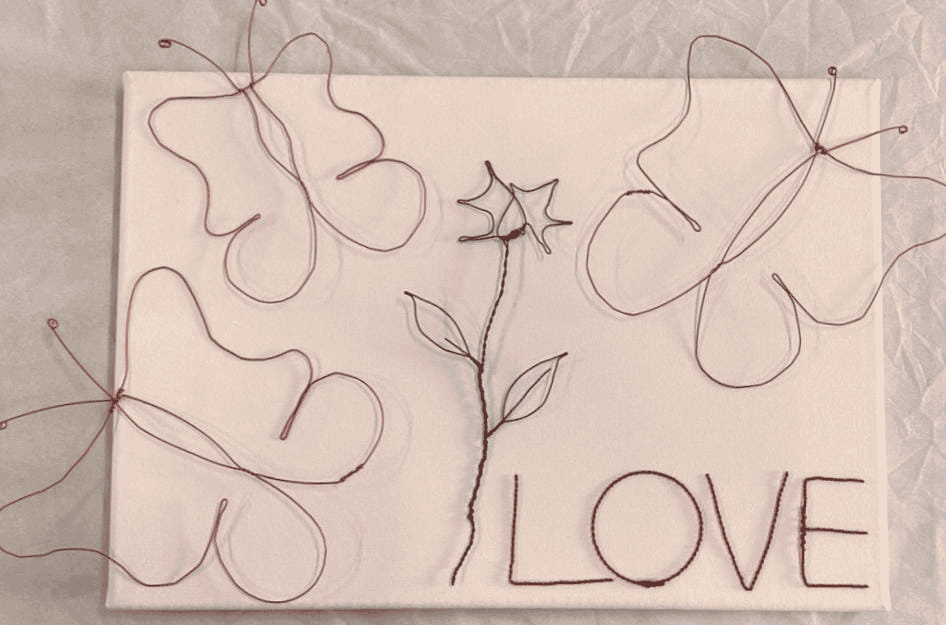 Yarden Bibas' artwork background