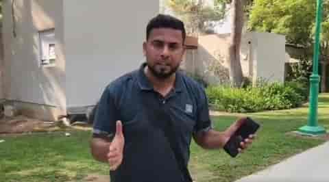 Gazan journalist Moutana Al-Najjar background