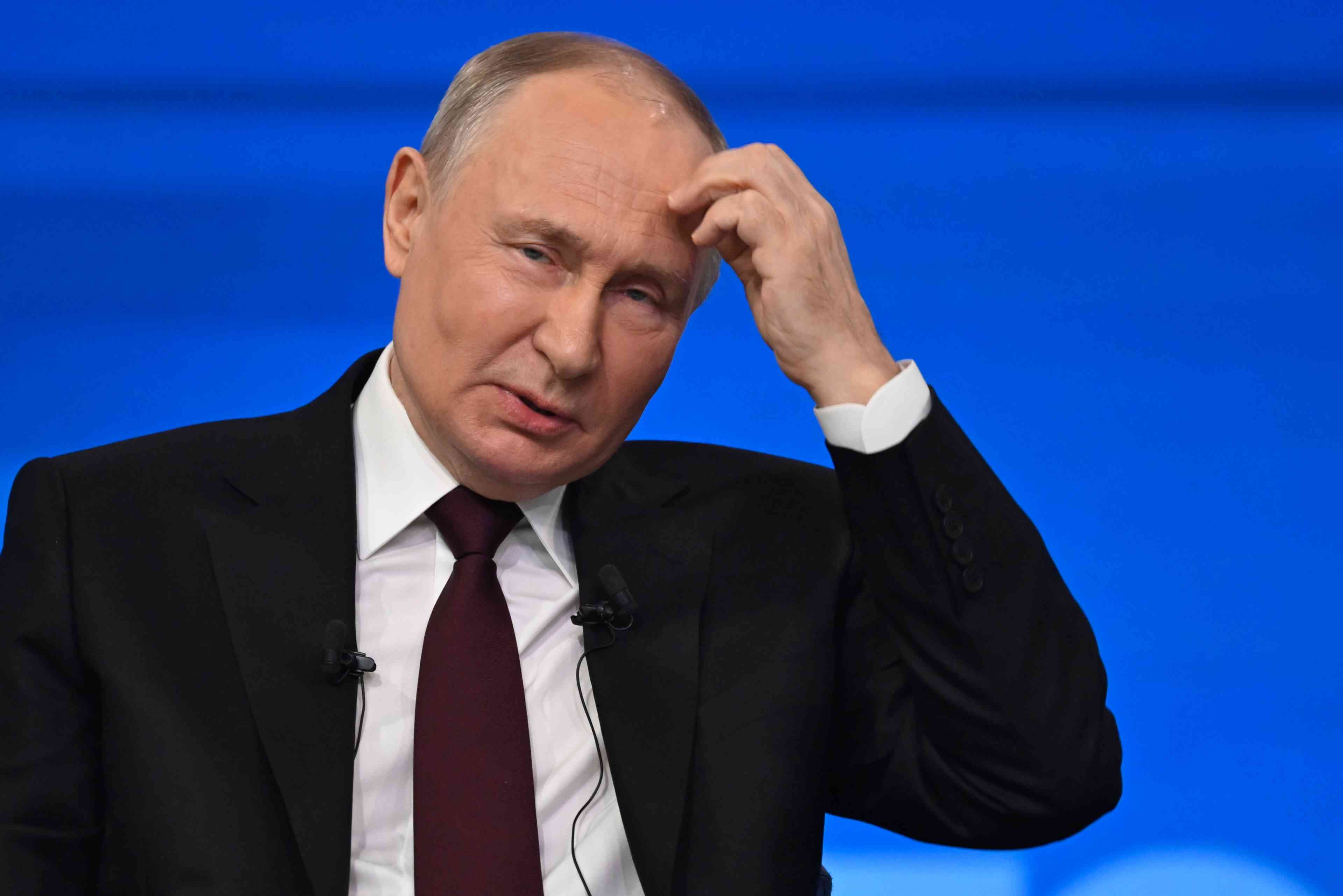 Vladimir Putin. background
