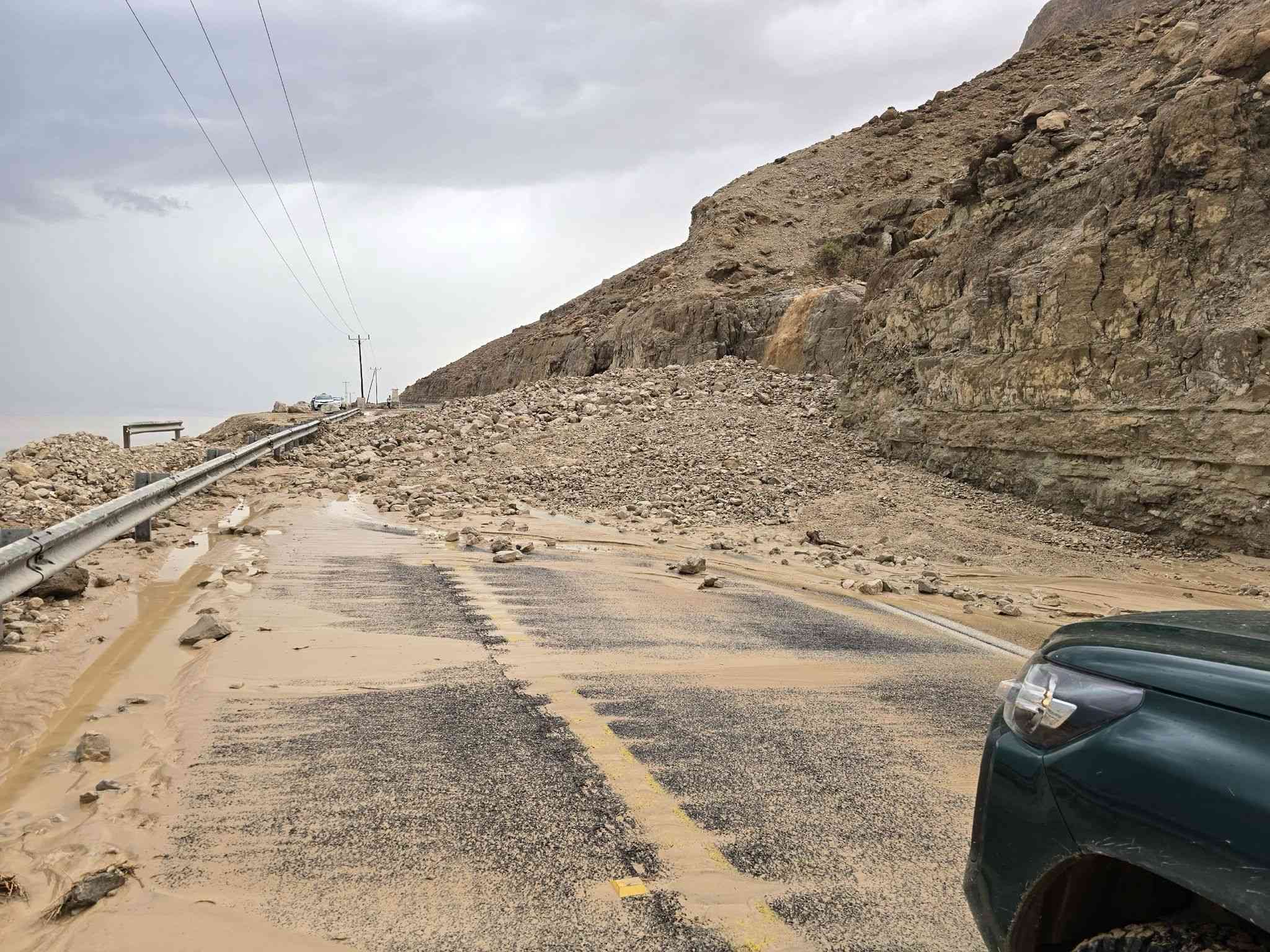 Flooding in South Israel background