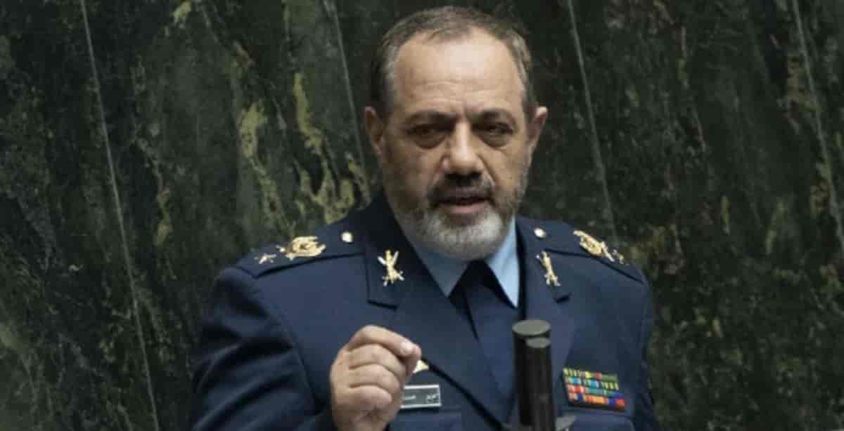 Iran’s Defense Minister Aziz Nasirzade background
