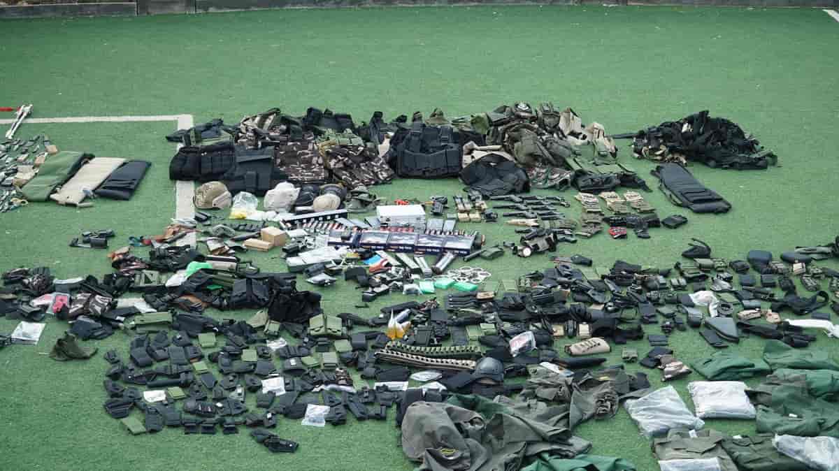 Weapons found in Police bust in Nablus background