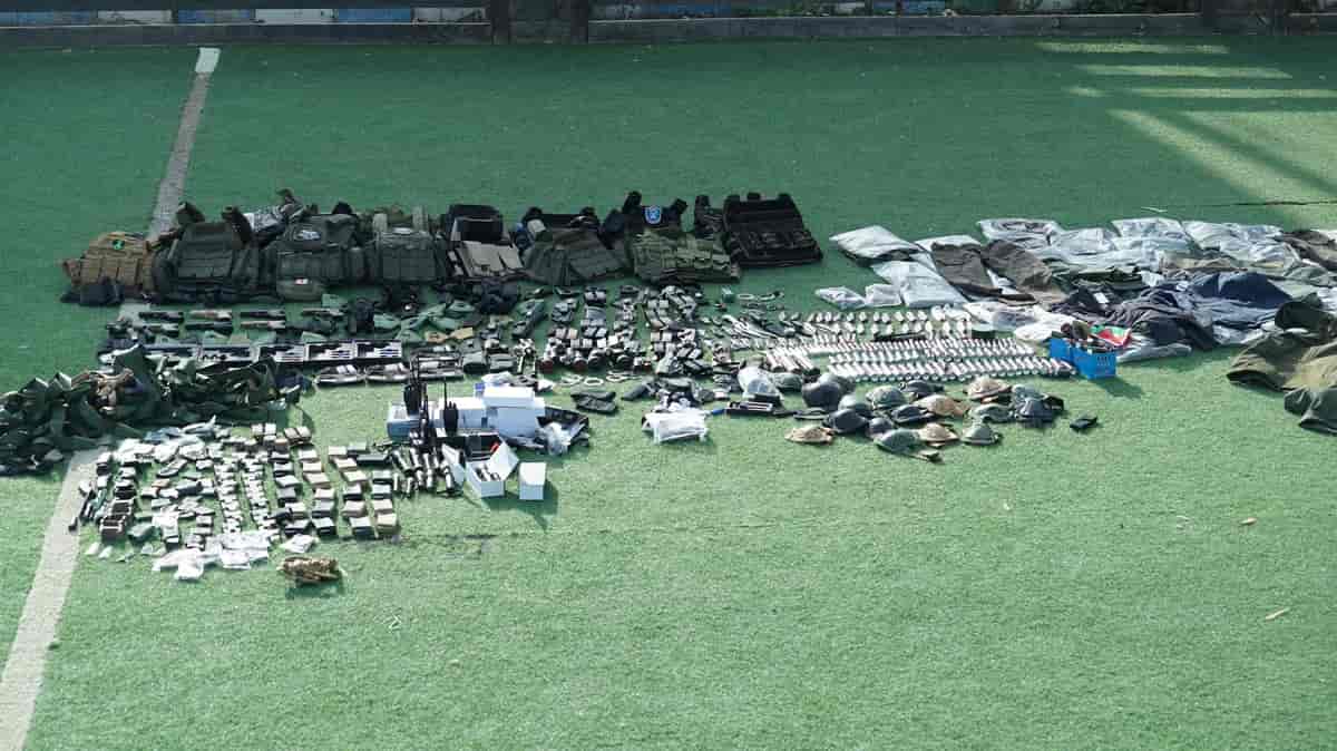 Weapons found in Police bust in Nablus background