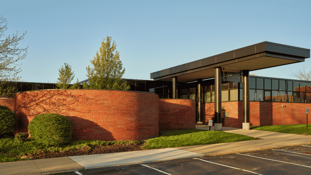 Beachwood branch of the Cuyahoga Public Library background