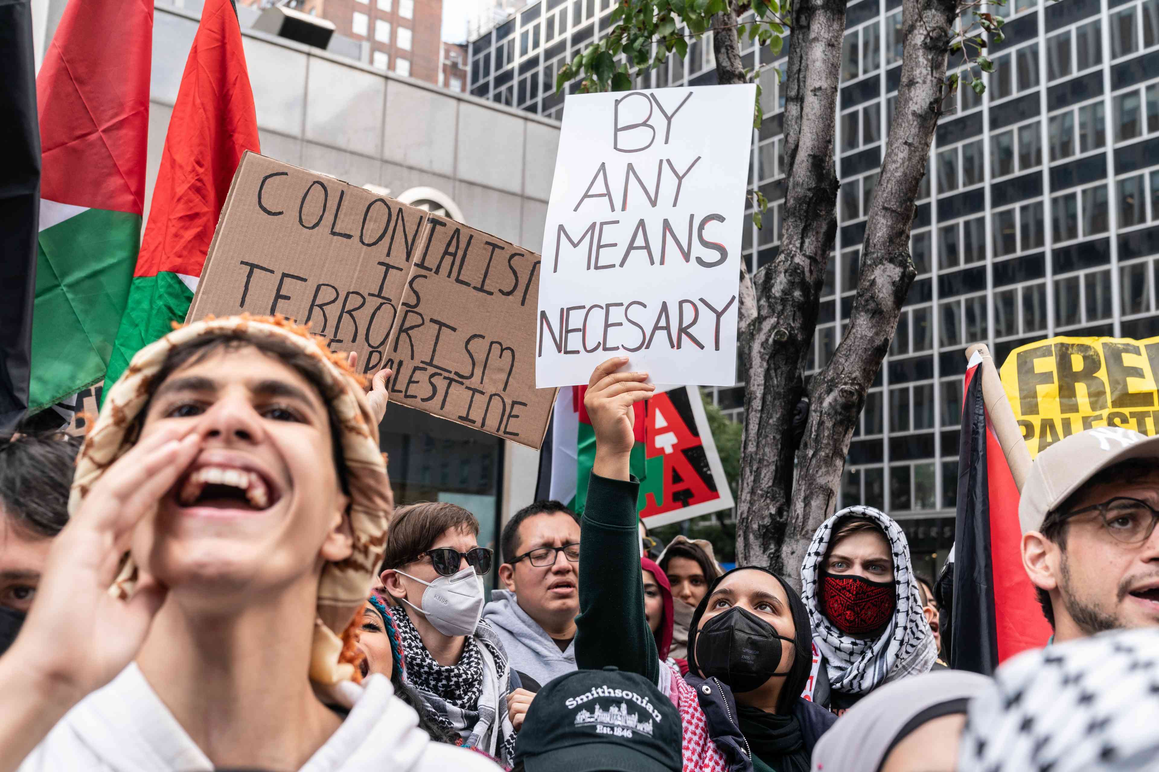 Student Protestors background