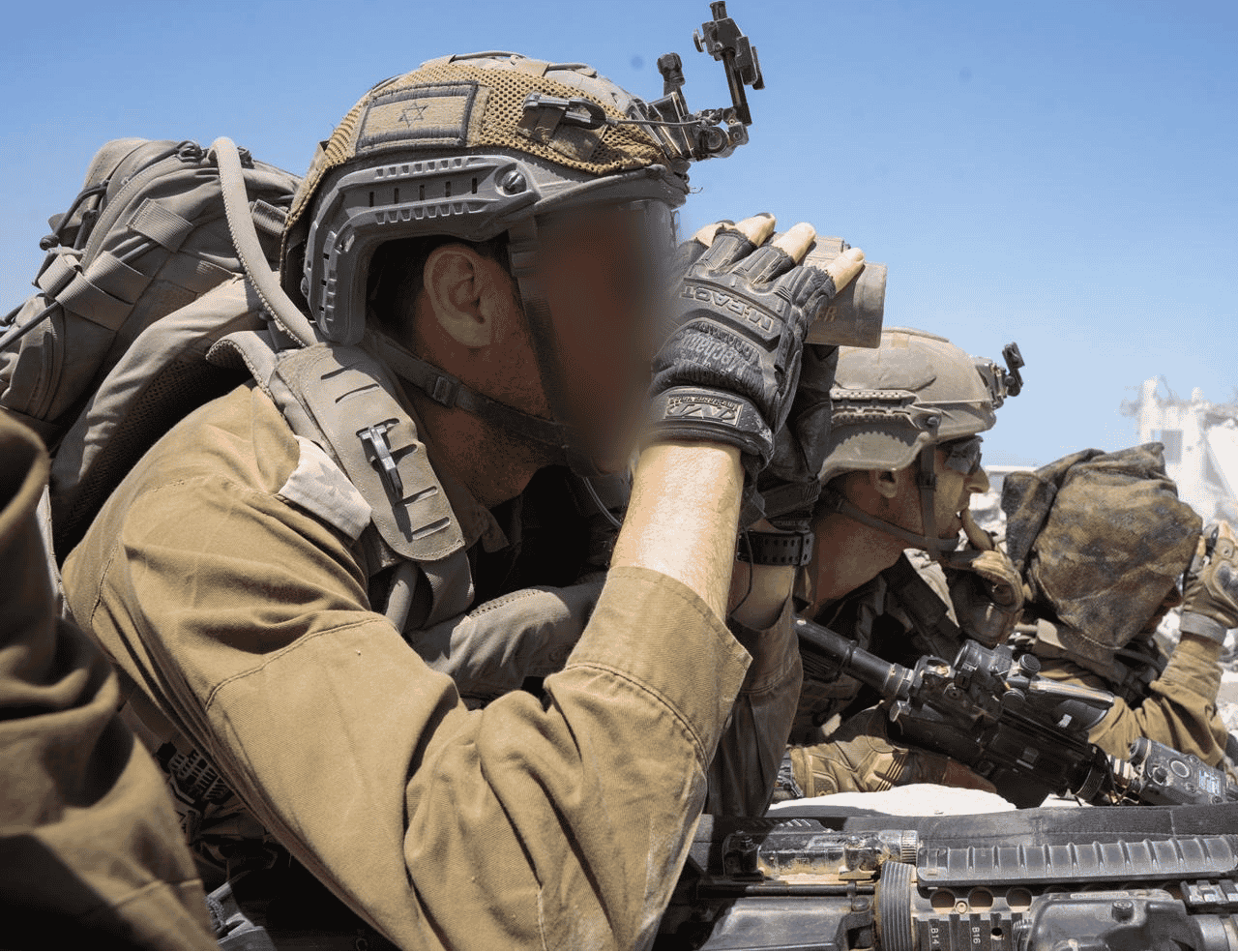 IDF Activity in Gaza background
