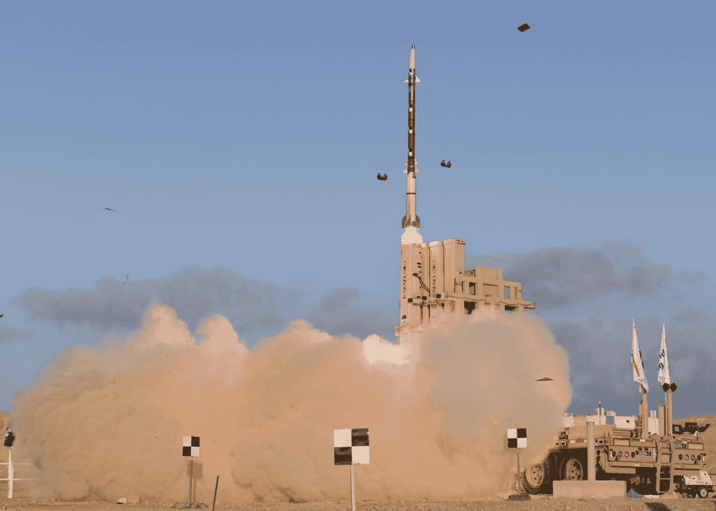 Israeli missile background