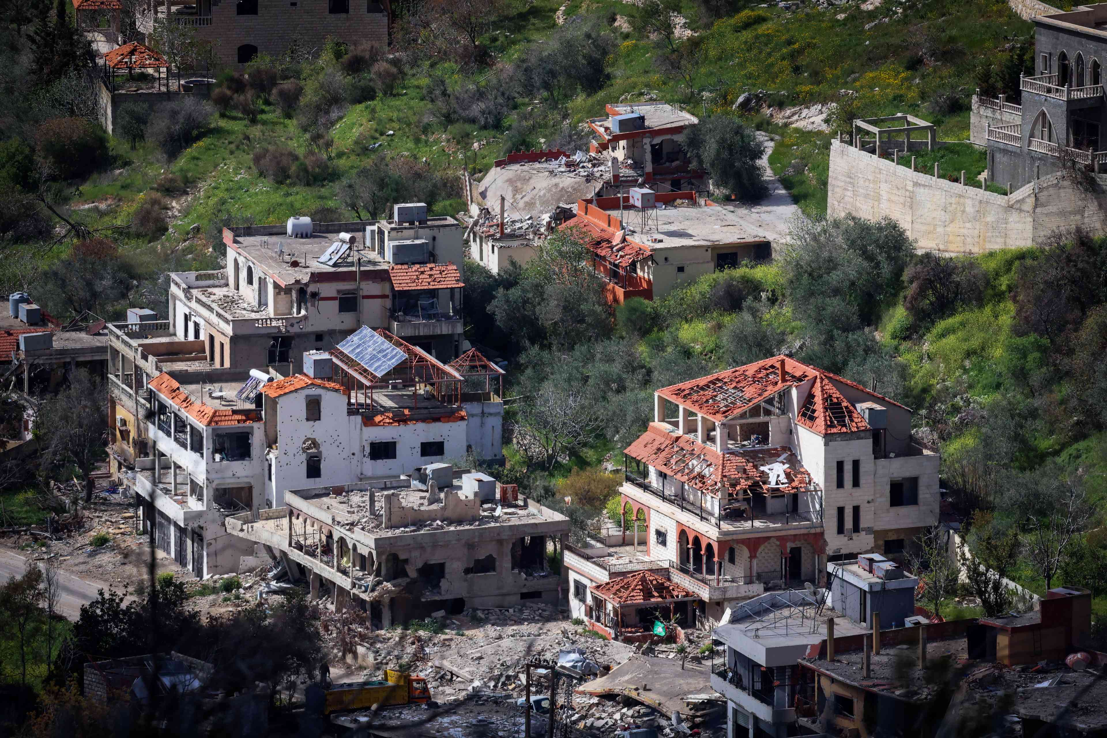 Southern Lebanese village. background