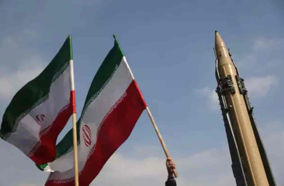 Iranian missiles background