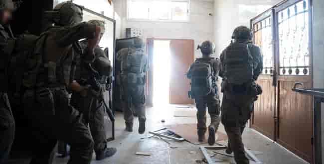 IDF forces in the European hospital. background