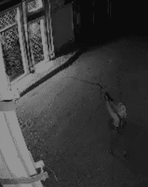 Gunman firing on church. background