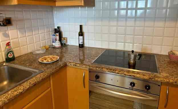 Michal Peleg's kitchen after she went missing background