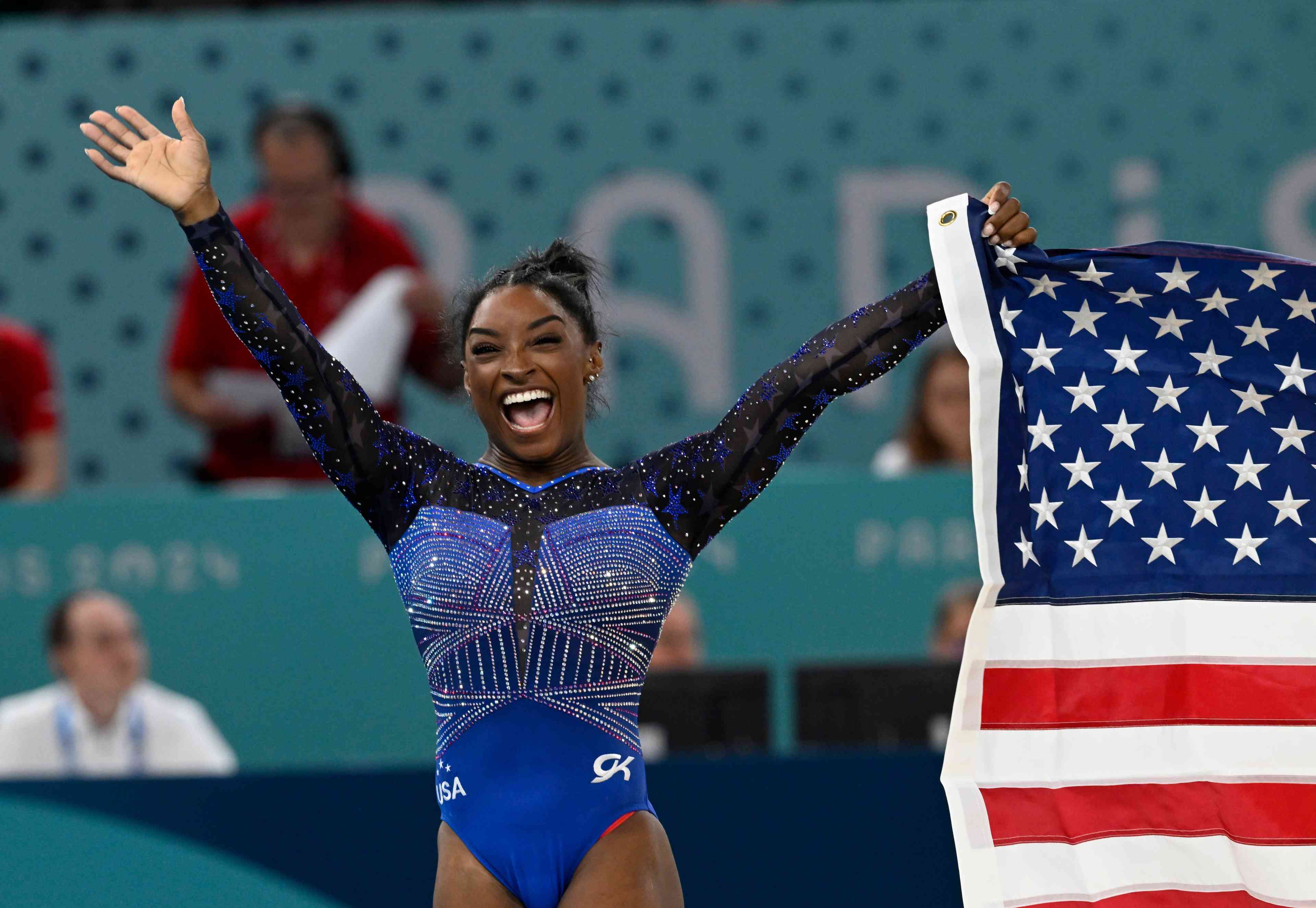 Simone Biles. background