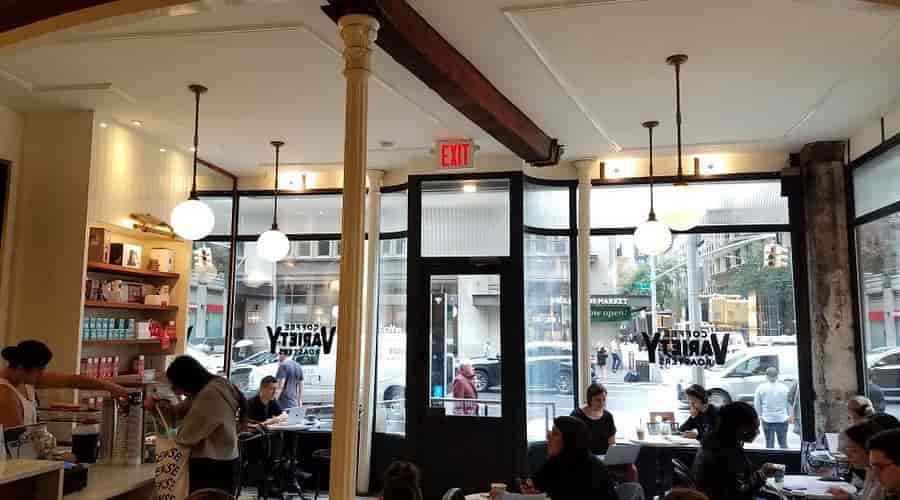 Variety Coffee Roasters, NYC background