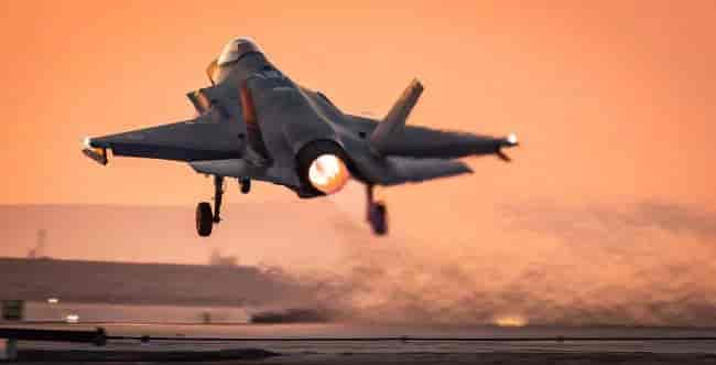 Israeli fighter plane. background