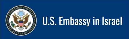 US Embassy seal and logo. background