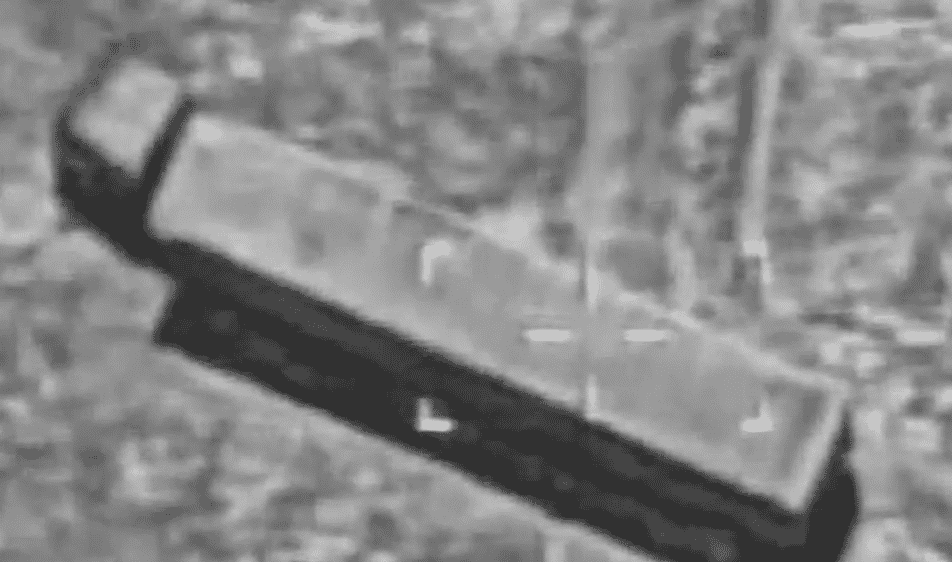 Strike on Iranian missile truck. background
