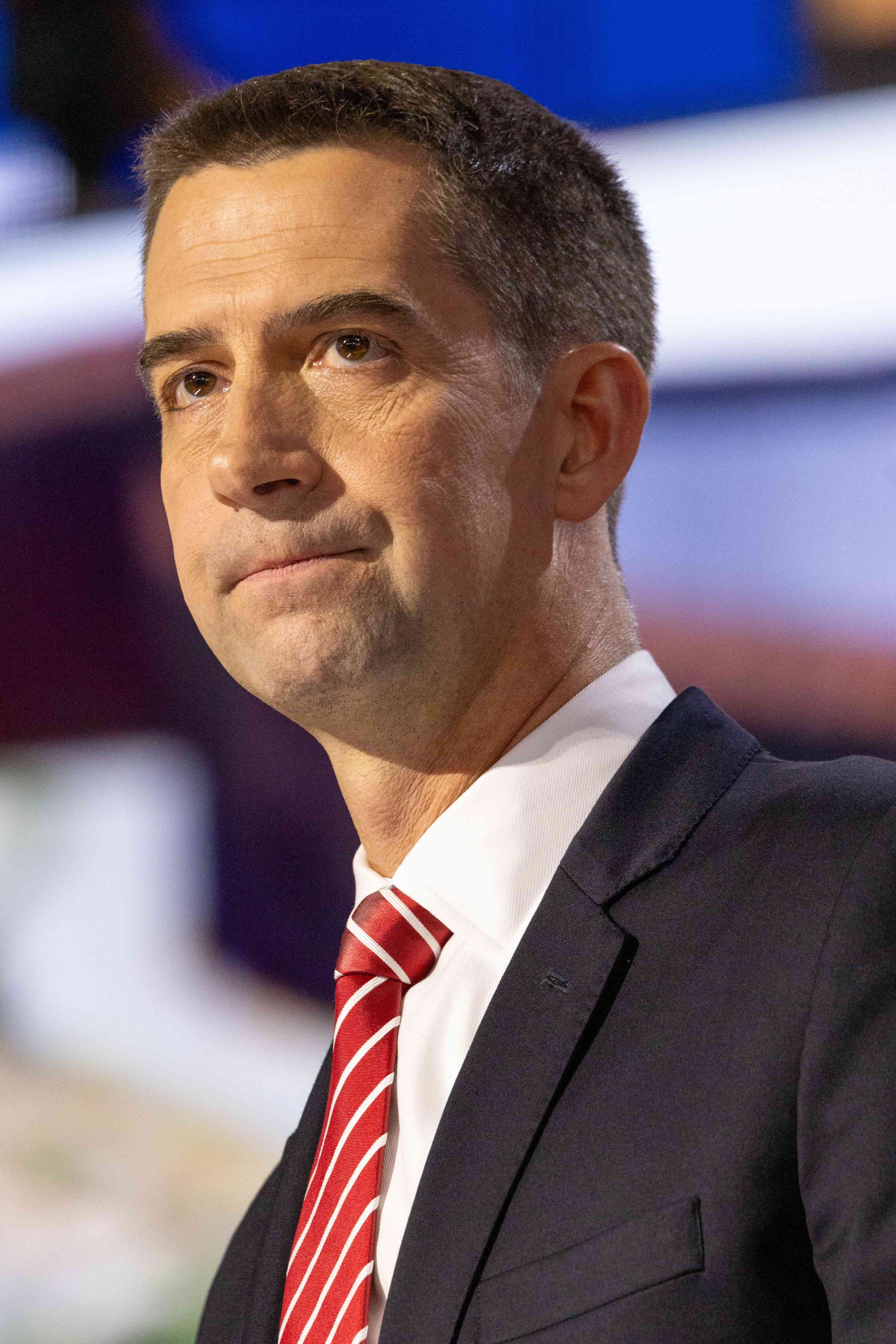 Senator Tom Cotton. background