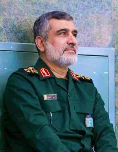 Amir Ali Hajizadeh, the commander of Iran’s Islamic Revolutionary Guard Corps (IRGC) eliminated background