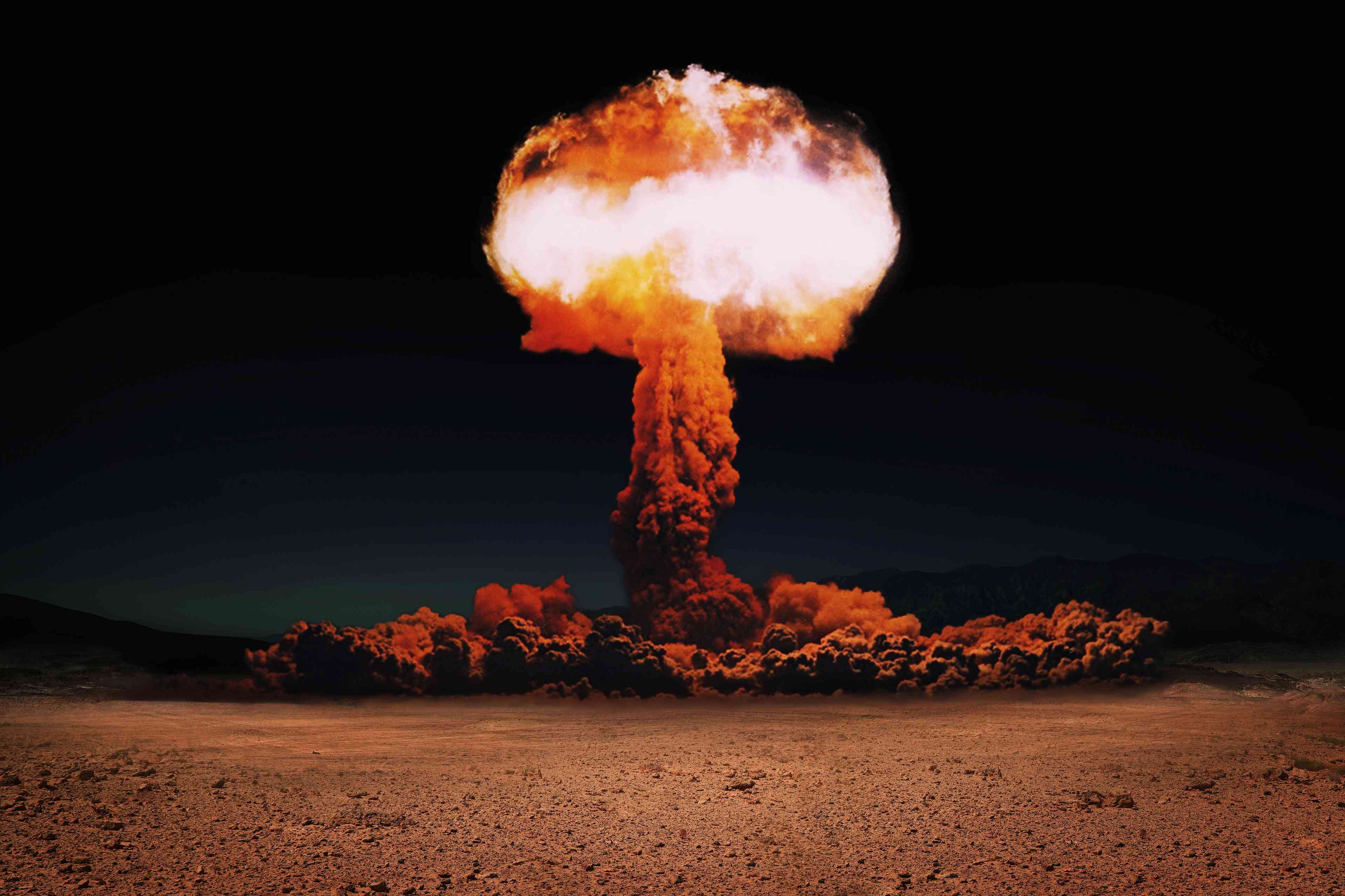 Nuclear weapons. background