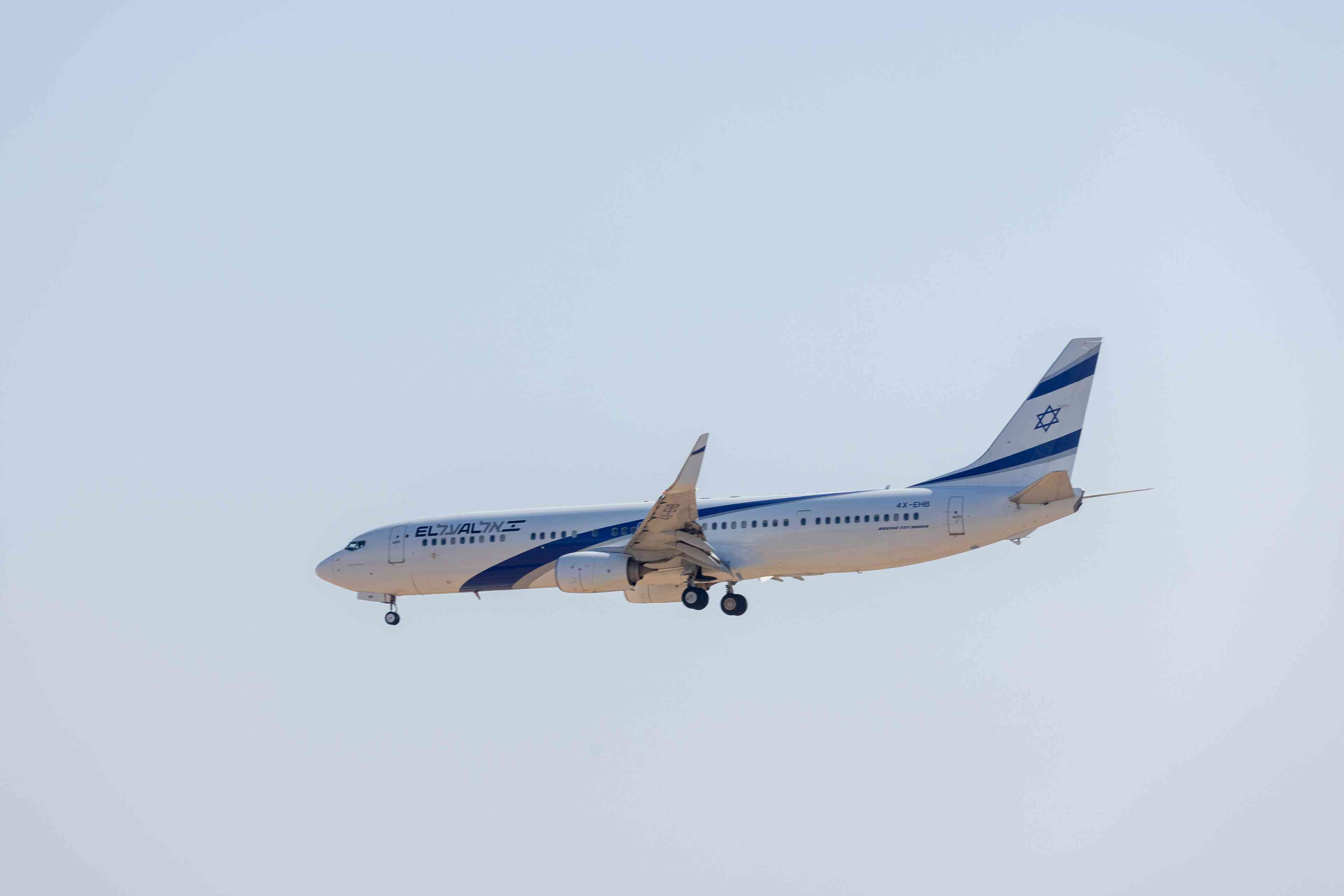 El Al plane background