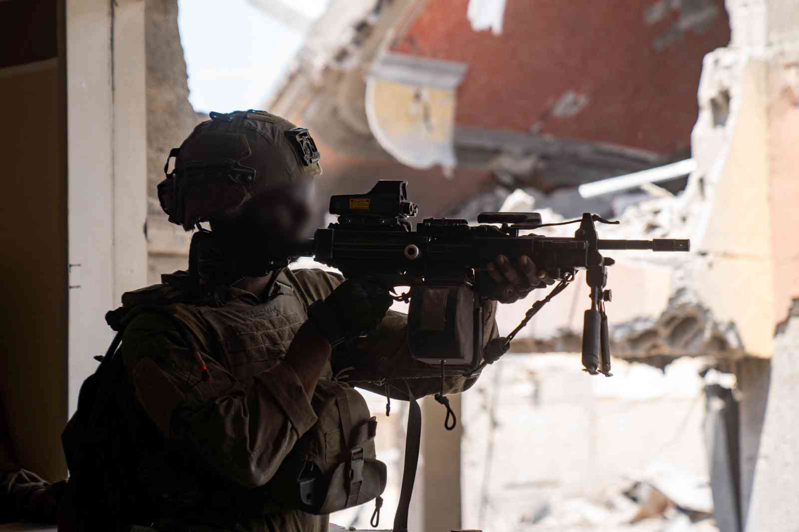 IDF operating in Gaza background