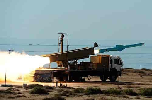 Qader missile background