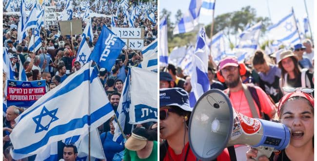 Demonstrations against and in favor of the legal reform