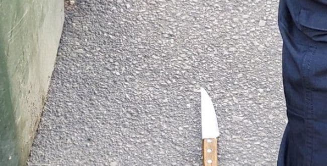 Stabbing attack illustration