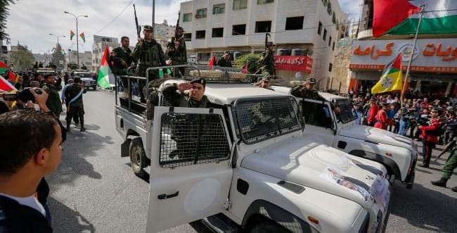 Palestinian Authority soldiers