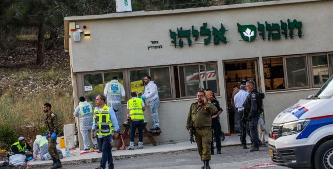 The scene of the attack in Eli