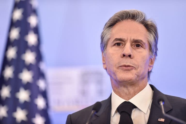 The US Secretary of State Blinken The US Secretary of State Blinken
