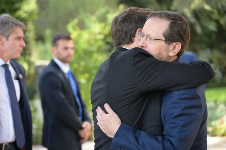A warm embrace. A warm embrace.