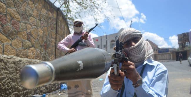 Houthi army in Yemen.