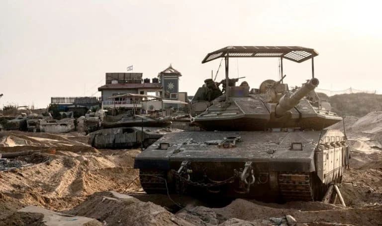 IDF forces in the Gaza Strip IDF forces in the Gaza Strip