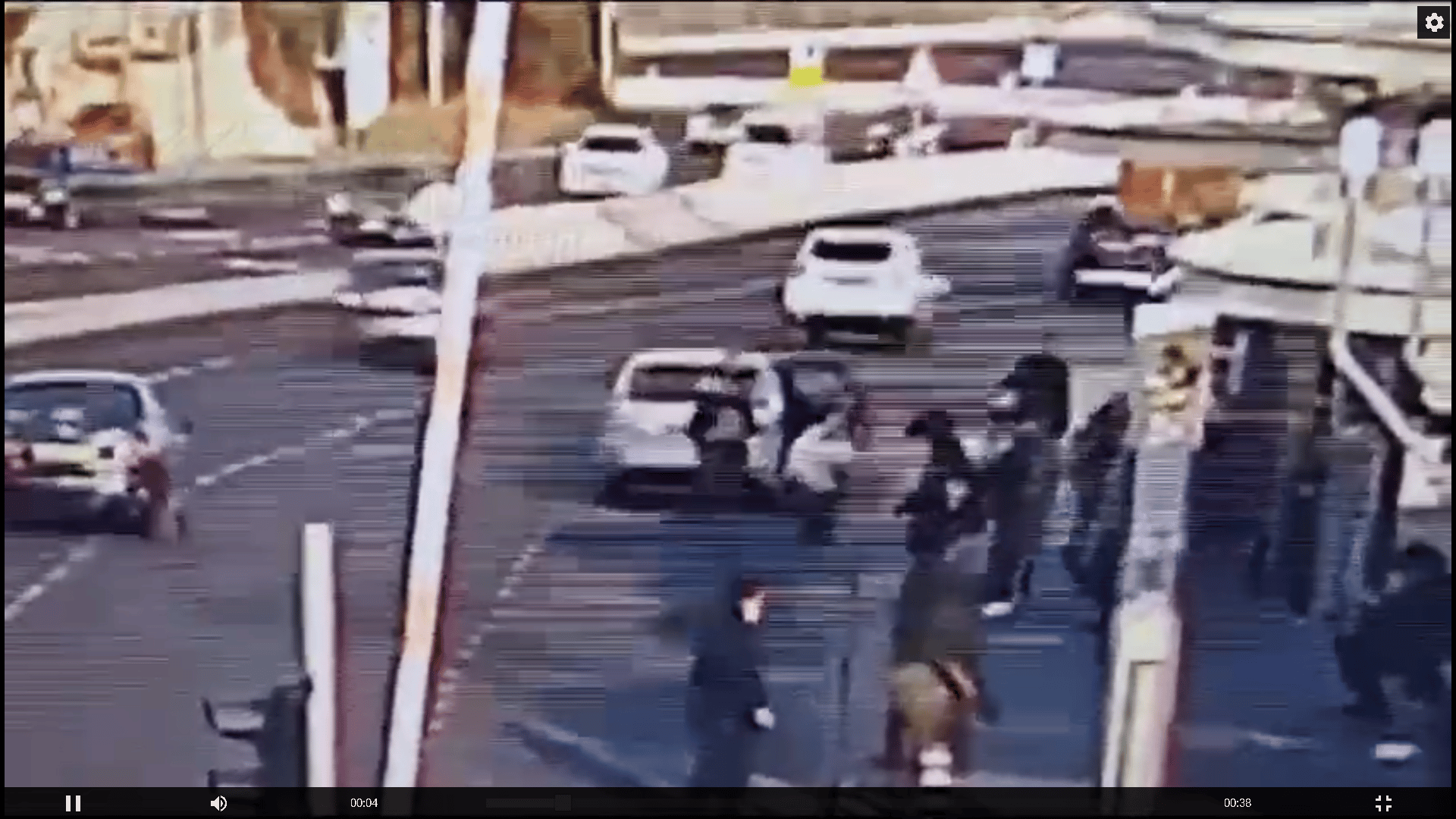 The scene of the attack