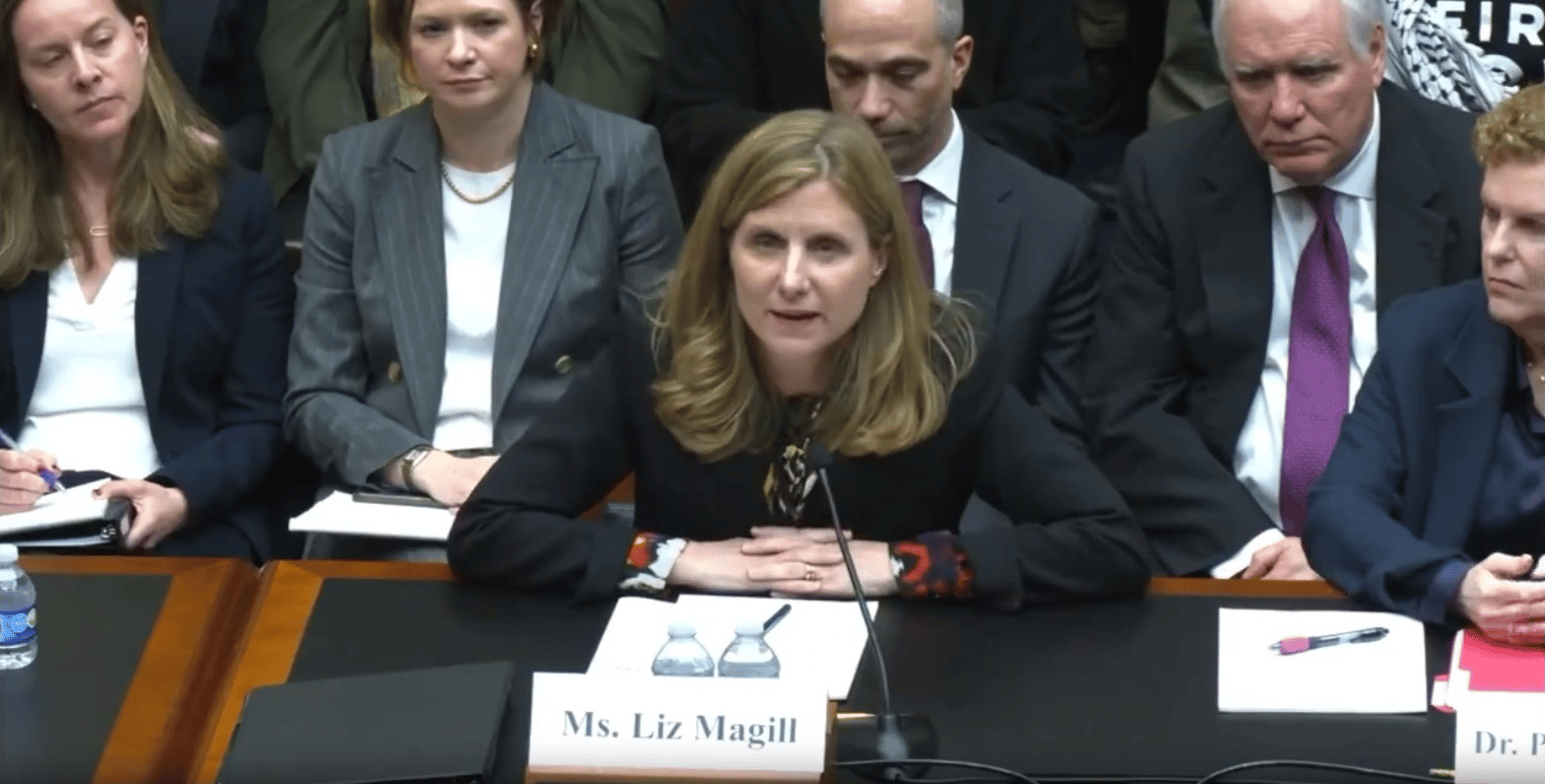 Unwilling or unable to answer the question on calling for antisemitic violence. Dr. Lizz Magill, UPenn President. Unwilling or unable to answer the question on calling for antisemitic violence. Dr. Lizz Magill, UPenn President.