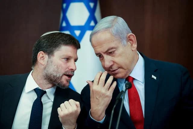 "Our resources are not expenditures, but investment." Netanyahu and Smotrich. "Our resources are not expenditures, but investment." Netanyahu and Smotrich.