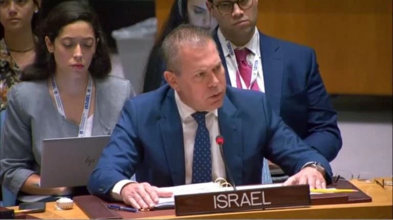 Erdan criticized the UN Secretary General Erdan criticized the UN Secretary General