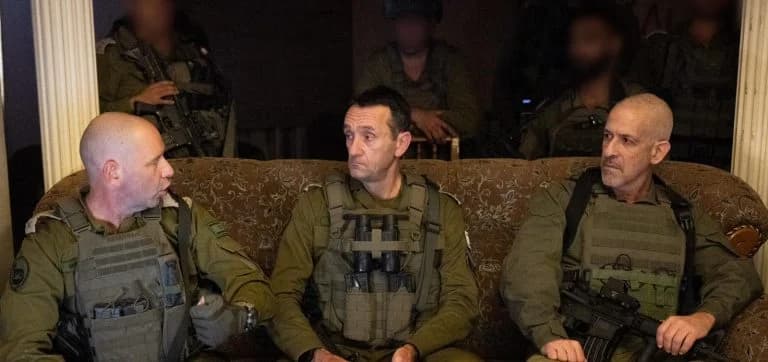 Chief of Staff and head of the Shin Bet in Khan Yunis Chief of Staff and head of the Shin Bet in Khan Yunis
