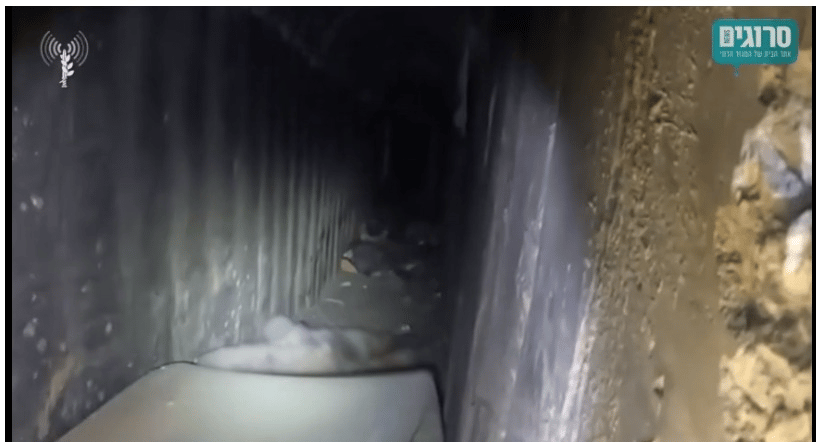 Hunting terrorists in their tunnels.