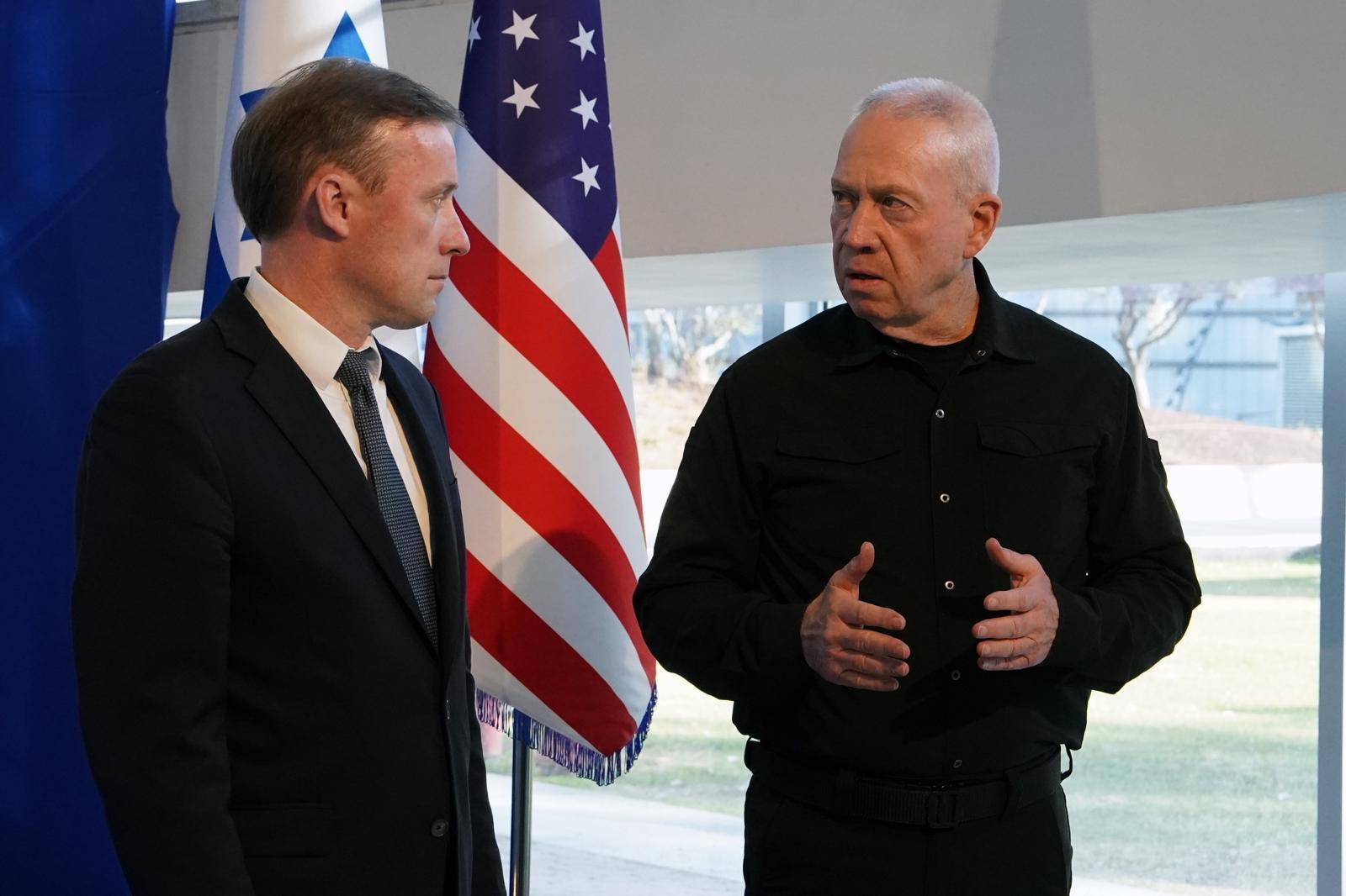 Defense Minister Gallant meets with National Security Adviser Jake Sullivan. Defense Minister Gallant meets with National Security Adviser Jake Sullivan.