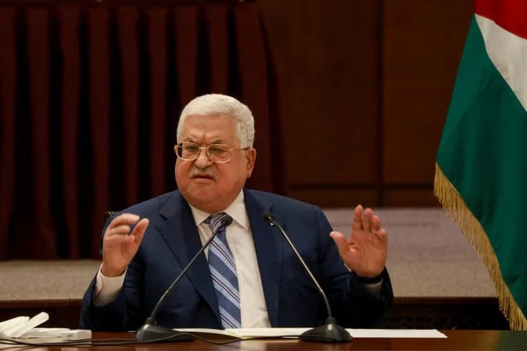 PA Head Abu Mazen. 